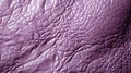 A close up of a purple leather