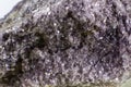 Close up on a purple lepidolite mineral