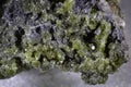 Close up on a Pyromorphite mineral stone