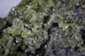 Close up on a Pyromorphite mineral stone