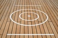 Close-up of Quoits Court on Deck of Ship Royalty Free Stock Photo