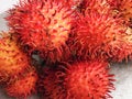 Close up Rambutan.