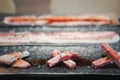 Close up raw beef for yakiniku