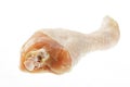 Close up of raw Chicken Leg isolated on white background Royalty Free Stock Photo