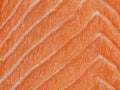 close up of raw fresh red salmon, texture of fish meat as background Royalty Free Stock Photo