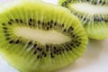 Close up slice of kiwi fruit Royalty Free Stock Photo