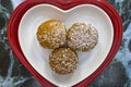 Close up traditional turkish kemalpasa dessert on plate