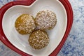 Close up traditional turkish kemalpasa dessert on plate