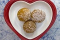 Close up traditional turkish kemalpasa dessert on plate