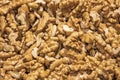 Close up unshelled walnuts in bulk Royalty Free Stock Photo