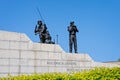 Close up of Reconciliation, The Peacekeeping Monument in Ottawa, Ontario, Canada Royalty Free Stock Photo