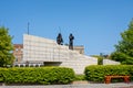 Close up of Reconciliation, The Peacekeeping Monument in Ottawa, Ontario, Canada Royalty Free Stock Photo