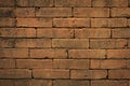 Close-up red brick wall background image Royalty Free Stock Photo
