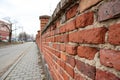 Red brick wall texture background Royalty Free Stock Photo