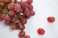 Close-up of red bunch of grapes Royalty Free Stock Photo