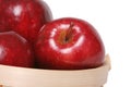 Close up of red delicious apples Royalty Free Stock Photo