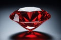 Close-up of red diamonds,Generative AI Royalty Free Stock Photo