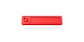 Close up Red empty minimal search bar icon and symbol mock up
