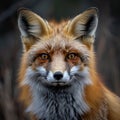 Close Up of Red Fox Looking at Camera Royalty Free Stock Photo