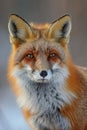 Close-Up of Red Fox Staring at Camera Royalty Free Stock Photo