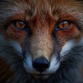 Close Up of Red Foxs Face Royalty Free Stock Photo