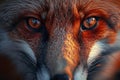 Close-Up of Red Foxs Face Royalty Free Stock Photo