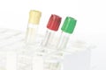 Blood Collection Tubes Royalty Free Stock Photo