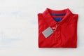 Red polo shirt Royalty Free Stock Photo