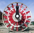 Riverboat paddle wheel Royalty Free Stock Photo