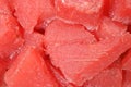 Close up of red slice watermelon frozen background and texture Royalty Free Stock Photo