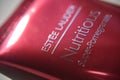 Close-up tube of cleansing foam Nutritious super-pomegranate by Estee Lauder