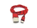 USB cable for android phone and tablet. Royalty Free Stock Photo