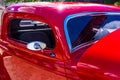 Close up Red Vintage Pickup Truck Royalty Free Stock Photo