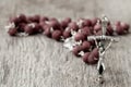 Close-up of religious rosary
