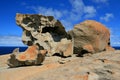 a close up of a remarkable rock on kangaroo island