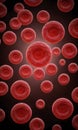 Microscopic Red Blood Cells: Vital Life Elements