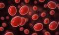 Microscopic Red Blood Cells: Vital Life Elements