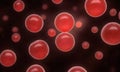 Microscopic Red Blood Cells: Vital Life Elements