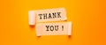 Close up Representation of Thank You Concept Idea Royalty Free Stock Photo