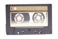 Close up of retro audio cassette tape,side 1 Royalty Free Stock Photo