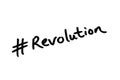 Hashtag Revolution Royalty Free Stock Photo