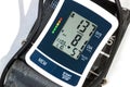 Close up Right Side View of Blood Pressure Monitor Royalty Free Stock Photo