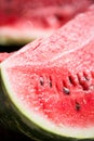 Close-up of ripe watermelone Royalty Free Stock Photo