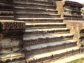 riun of ancient sandstone stair