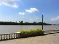 Riverside near bangprakong river in chachoengsao thailand