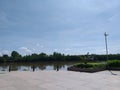 Riverside near bangprakong river in chachoengsao thailand