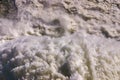 Close up of roaring water gushing from pressure outlet at Lake Hume dam Royalty Free Stock Photo