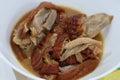 Close-up of roast duck, duck marinated in herbs, stewed, popular Asian food