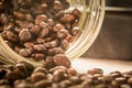 Close up of Roasted Coffee Bean Royalty Free Stock Photo