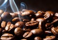 Close up Roasted Coffee beans